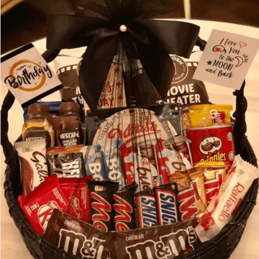 Birthday Gift Basket Pakistan – 15+ Premium Chocolates & Snacks 1